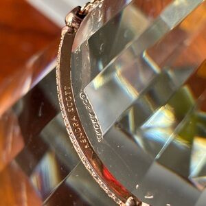 Kendra Scott rose gold rhinestone adjustable bracelet